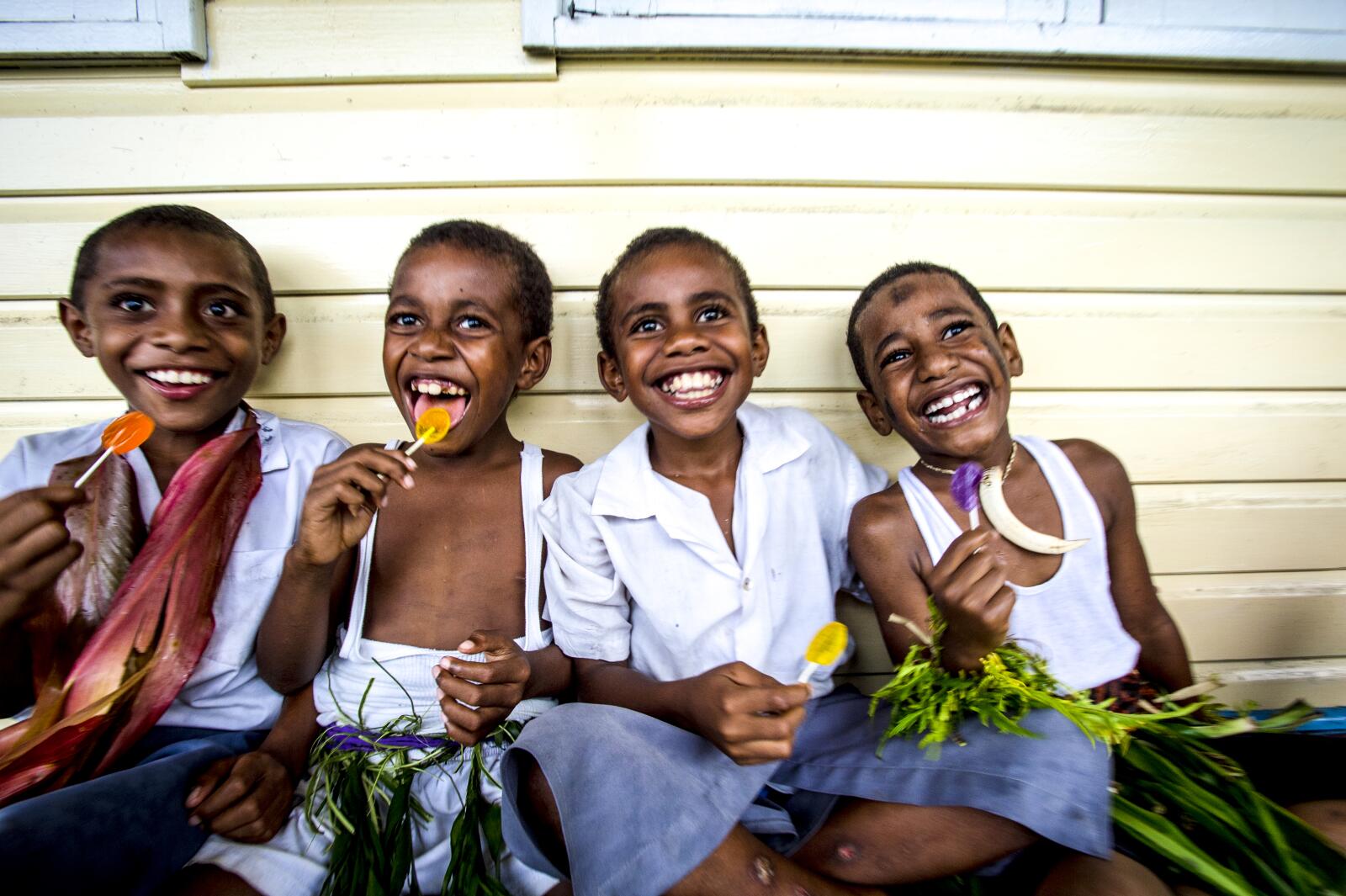 Fijian School Kids