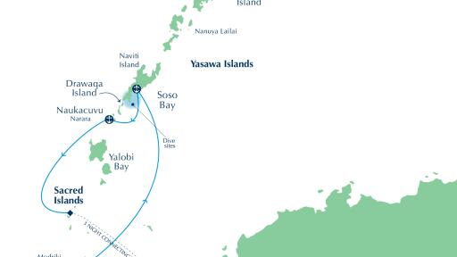 3 Night Itinerary Map