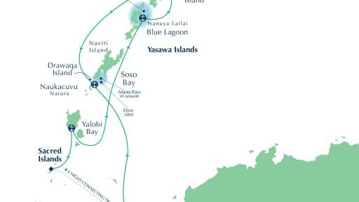 4 Night Itinerary Map