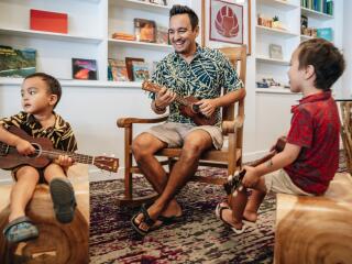 Learn to play ukulele in the Library