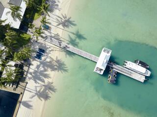 Aerial Jetty & Beach