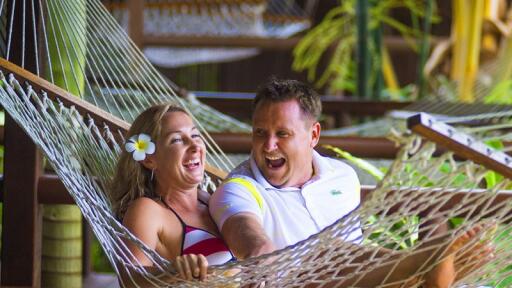 Couple in hammock