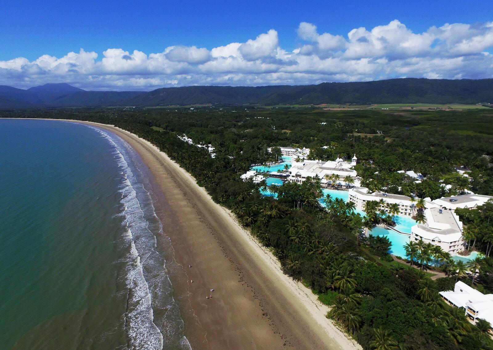 Aerial Beach and Resort