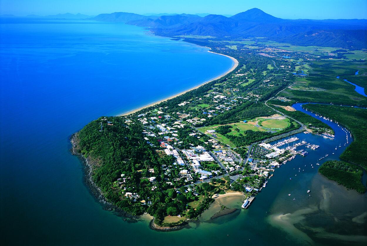 Aerial of Port Douglas