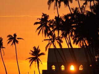 Chapel at sunset