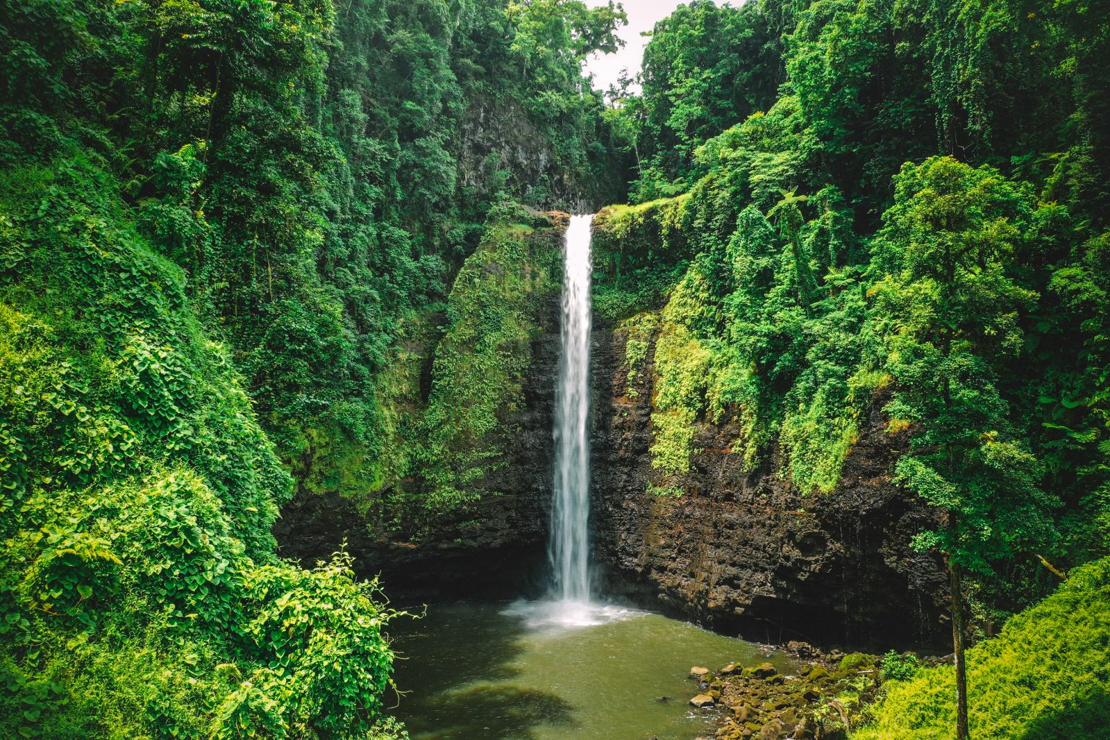 Samoa waterfall