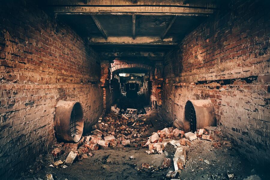 Abandoned train line