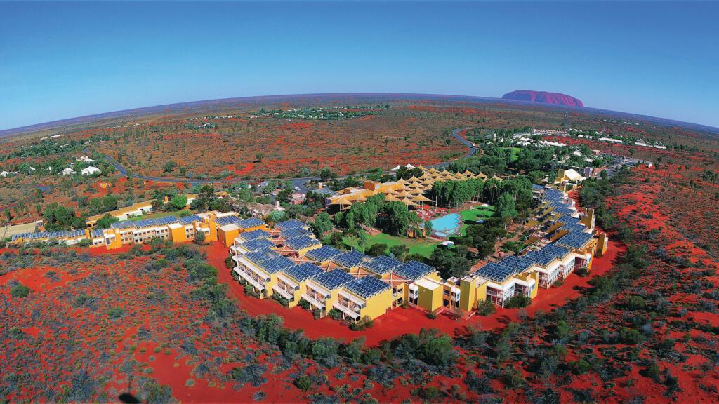 Ayers Rock Resort Aerial