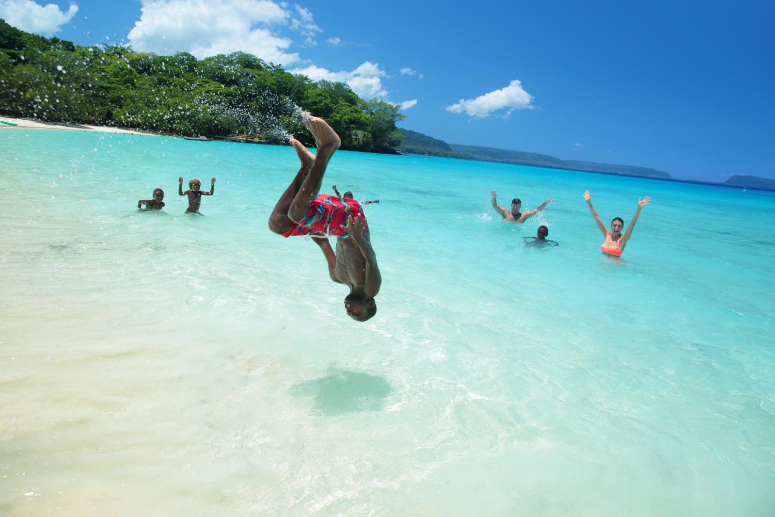 Vanuatu Tourism - Swimming