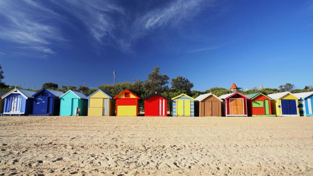 Bathing Boxes on the Mornington Peninsula