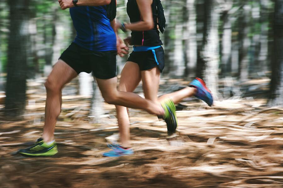 Couple Running