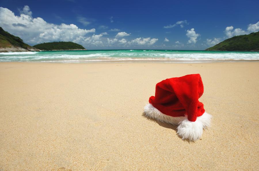 Christmas beach